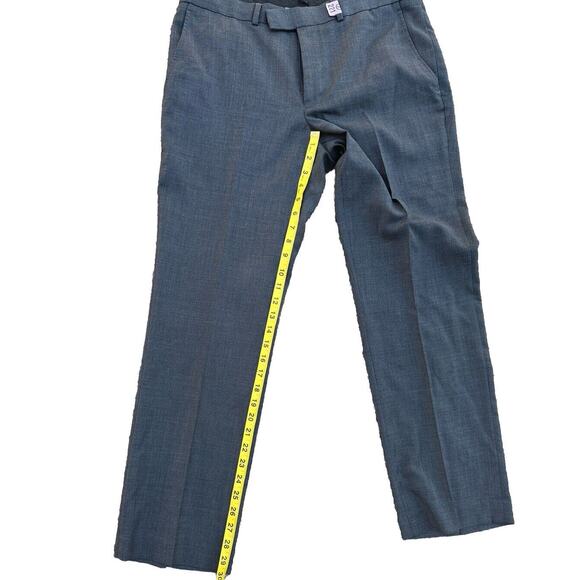 Kenneth Cole Men's Charcoal Gray Dress pants size 34x30 - Picture 7 of 11